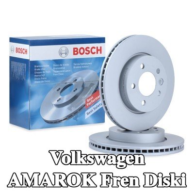 BOSCH Fren diski Dış Çap: 303mm, Havalandırmalı, Kaplamalı, cıvata/vida ile — Volkswagen Amarok