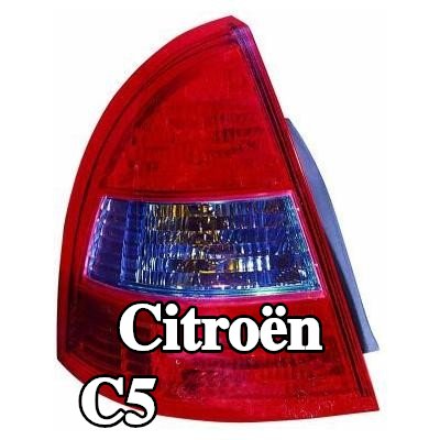 ABAKUS المصباح الخلفي الأيمن, بدون لمبة, بدون حامل لمبة — 2004 Citroën C5