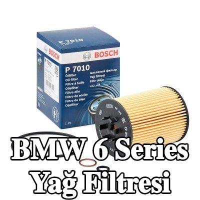 BOSCH Contalı/sızdırmazlık elemanlı yağ filtresi — 2003 BMW 6 Series