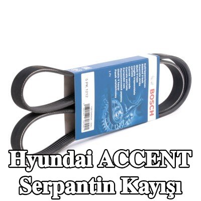 BOSCH Serpantin kayışı 1212mm, Number of ribs: 5 — Hyundai Accent