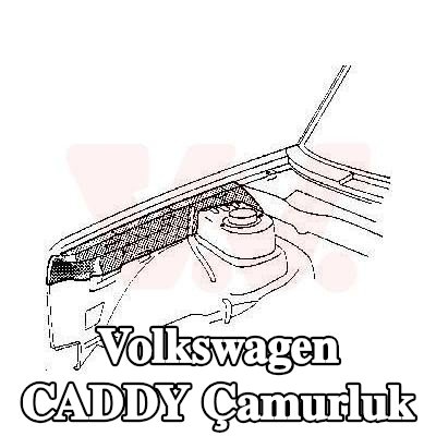 VAN WEZEL Sol ön çamurluk — 1990 Volkswagen Caddy