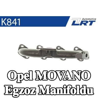 LRT Montaj parçaları ile egzoz manifoldu — Opel Movano