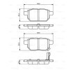 BOSCH Fren balatası seti 14, 3mm, aksesuarlarla — Lexus Ct (5)