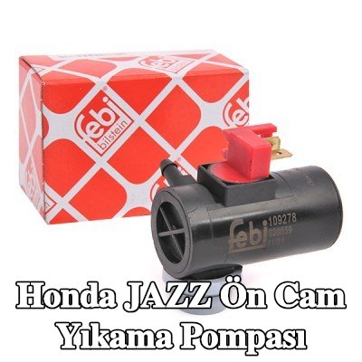FEBI BILSTEIN Ön cam yıkama pompası 12V, conta halkası ile — 2002 Honda Jazz