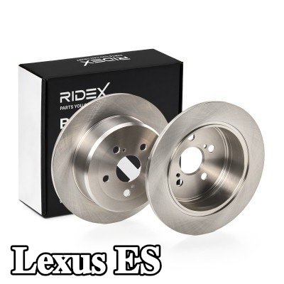 RIDEX قرص مكابح المحور الخلفي, Outer Diameter: 269mm, صلب, غير مطلي, الحديد المصبوب, بدون مسامير/براغي — 1990 Lexus Es