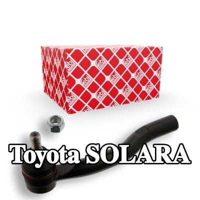 FEBI BILSTEIN طرف قضيب التوجيه OE Turbo جديد, المحور الأمامي الأيسر, 192mm, مع صمولة — Toyota Solara