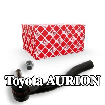 FEBI BILSTEIN طرف قضيب التوجيه OE Turbo جديد, المحور الأمامي الأيسر, 192mm, مع صمولة — Toyota Aurion