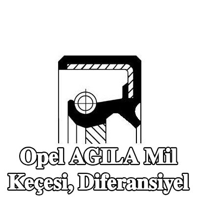 CORTECO Mil Keçesi, diferansiyel — Opel Agila