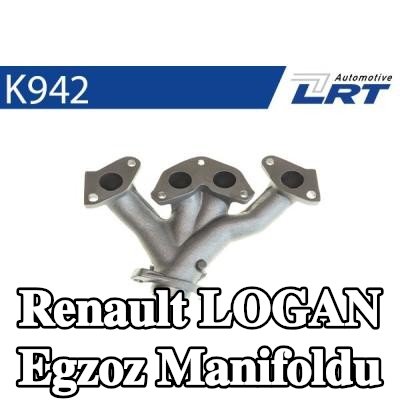 LRT Montaj parçaları ile egzoz manifoldu — Renault Logan