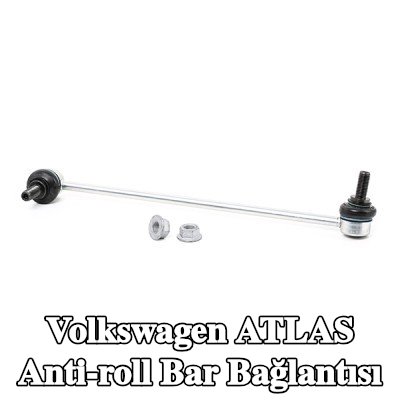 LEMFÖRDER Ön aks sol anti-roll bar bağlantısı, Ön Aks Sağ, 335mm, sabitleme malzemesi ile — Volkswagen Atlas
