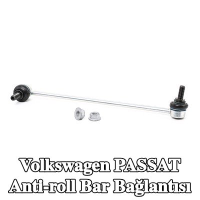 LEMFÖRDER Ön aks sol anti-roll bar bağlantısı, Ön Aks Sağ, 335mm, sabitleme malzemesi ile — Volkswagen Passat