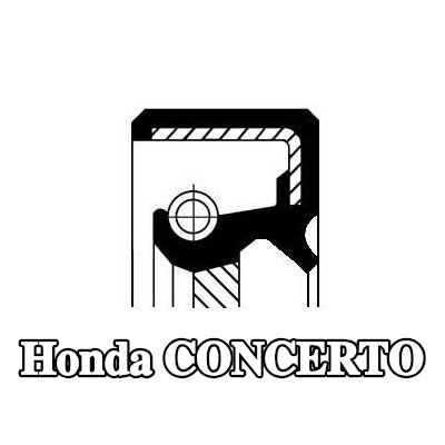 CORTECO حشية العمود، ناقل حركة أوتوماتيكي — Honda Concerto