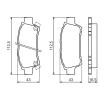 BOSCH Fren balatası seti 16, 5mm — Toyota Previa / Estima (6)