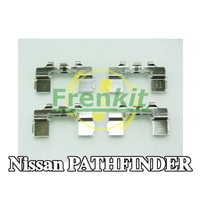 FRENKIT طقم تركيب وسادات الفرامل للمحور الأمامي — 1990 Nissan Pathfinder