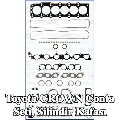 AJUSA Conta seti, silindir kapağı contalı silindir kapağı, valf gövdesi contalı, MULTILAYER STEEL — Toyota Crown