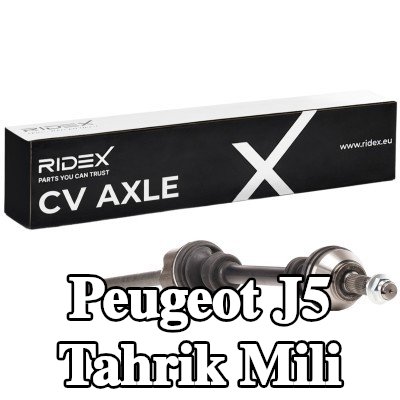 RIDEX Tahrik mili Ön Aks Sağ, 1070mm, rulmanlı (ler) — Peugeot J5