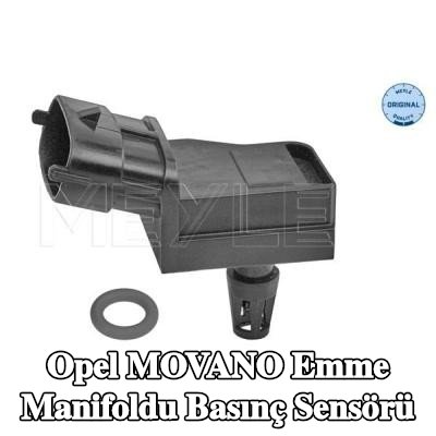MEYLE Entegre hava sıcaklığı sensörlü emme manifoldu basınç sensörü, conta halkası ile — 2002 Opel Movano