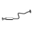VEGAZ Orta susturucu 1370mm — Nissan 100nx (2)
