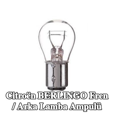 BOSCH Fren / arka lamba ampulü — 2012 Citroën Berlingo
