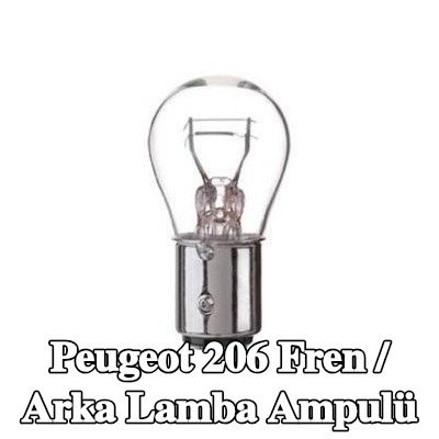 BOSCH Fren / arka lamba ampulü — Peugeot 206