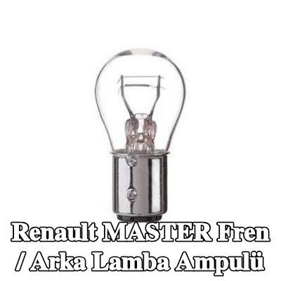 BOSCH Fren / arka lamba ampulü — Renault Master