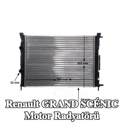 MAHLE Motor radyatörü — 2004 Renault Grand Scénic