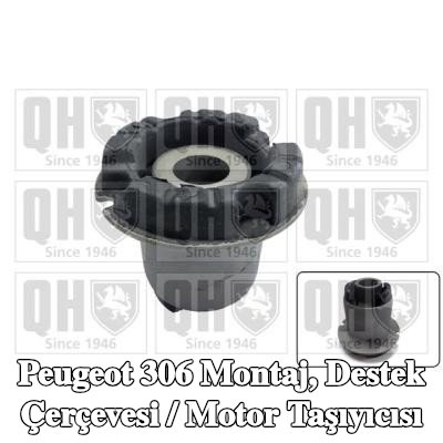 QUINTON HAZELL Montaj, destek çerçevesi / motor taşıyıcısı — Peugeot 306