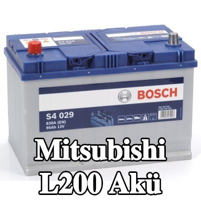 BOSCH Akü S4, 029 — 2002 Mitsubishi L200