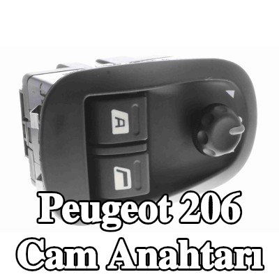 VEMO Sürücü tarafı cam anahtarı, Ön, Orijinal VEMO Kalitesi — Peugeot 206