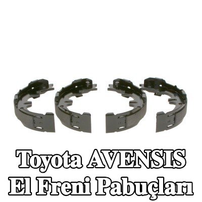 BOSCH El freni pabuçları — 2002 Toyota Avensis