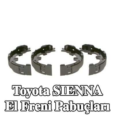 BOSCH El freni pabuçları — 2010 Toyota Sienna