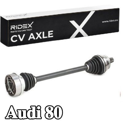 RIDEX عمود الدفع المحور الأمامي الأيسر, 585mm — 1990 Audi 80