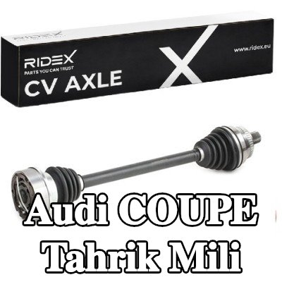 RIDEX Tahrik mili Ön Aks Sol, 585mm — 1990 Audi Coupe