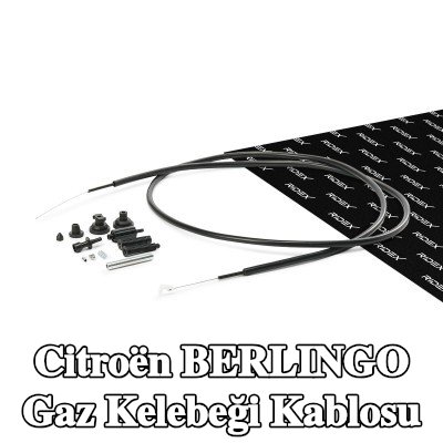 RIDEX Gaz kelebeği kablosu Ön — Citroën Berlingo