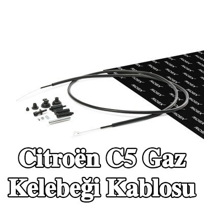 RIDEX Gaz kelebeği kablosu Ön — Citroën C5