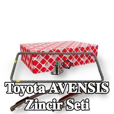 FEBI BILSTEIN Zincir gergisi içeren zamanlama zinciri kiti, kızak raylı — 2000 Toyota Avensis