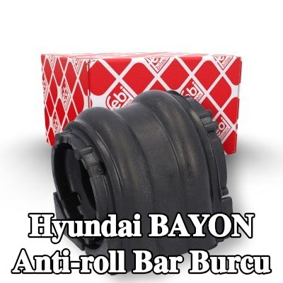 FEBI BILSTEIN Anti-roll bar burcu 21mm, Kauçuk — Hyundai Bayon
