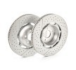 BREMBO Fren diski Prime, Outer Diameter: 390mm, Alüminyum Fren Diski Göbeği, içten havalandırmalı, oluklu/delikli, iki parçalı fren diski, Kaplamalı — Mercedes-Benz Amg Gt (2)
