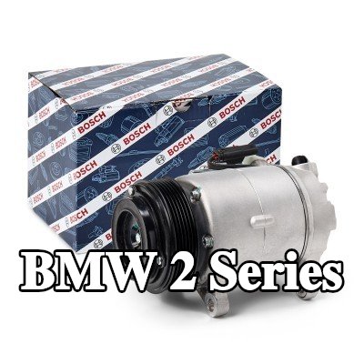 BOSCH ضاغط تكييف الهواء مع دليل التركيب, مع حلقة مانعة للتسرب — BMW 2 Series