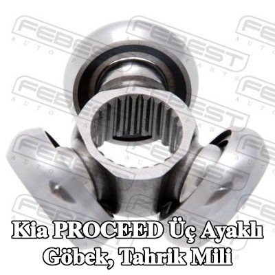 FEBEST Üç ayaklı göbek, tahrik mili — 2012 Kia Proceed