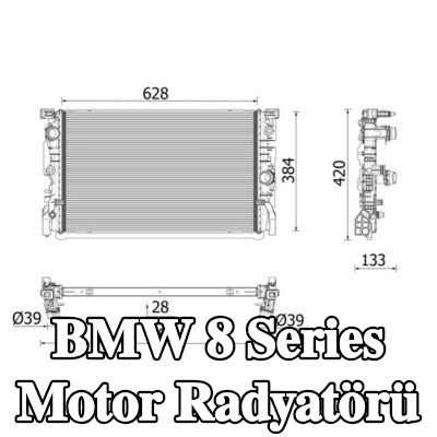 MAHLE Motor radyatörü — BMW 8 Series