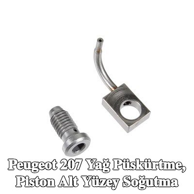 METZGER Yağ püskürtme, piston alt yüzey soğutma — Peugeot 207