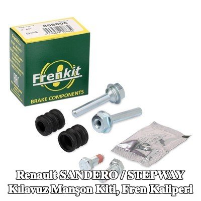 FRENKIT Kılavuz manşon kiti, ön aks fren kaliperi, Arka Aks — 2008 Renault Sandero / Stepway