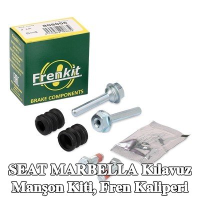 FRENKIT Kılavuz manşon kiti, ön aks fren kaliperi, Arka Aks — SEAT Marbella