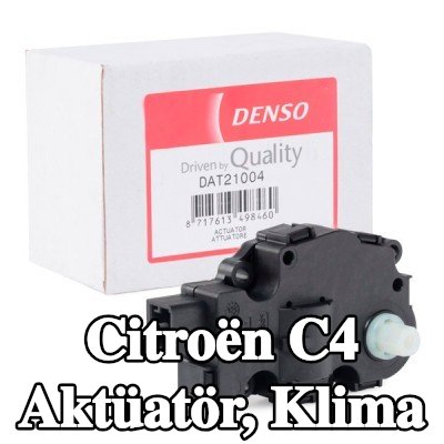 DENSO Aktüatör, klima — 2012 Citroën C4