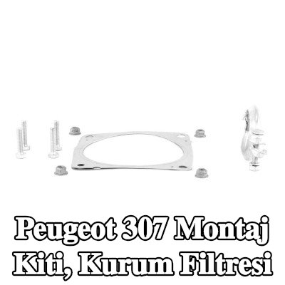 WALKER Montaj Kiti, kurum filtresi — Peugeot 307