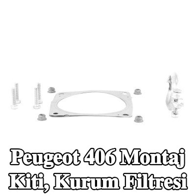 WALKER Montaj Kiti, kurum filtresi — Peugeot 406