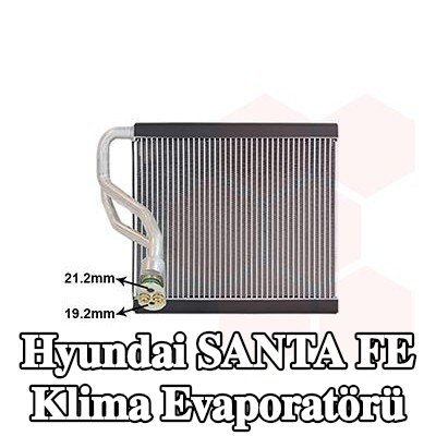 VAN WEZEL Klima evaporatörü — Hyundai Santa Fe