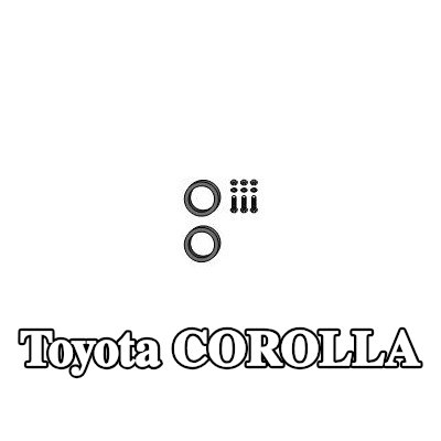 HJS مجموعة تركيب المحول الحفاز — 1990 Toyota Corolla