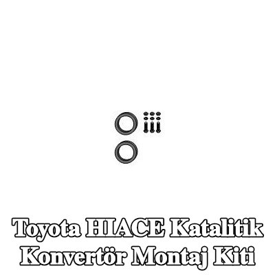 HJS Katalitik konvertör montaj kiti — Toyota Hiace